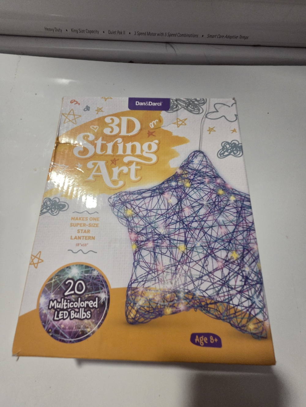 3D String Art Star Lantern Kit - Multicolor